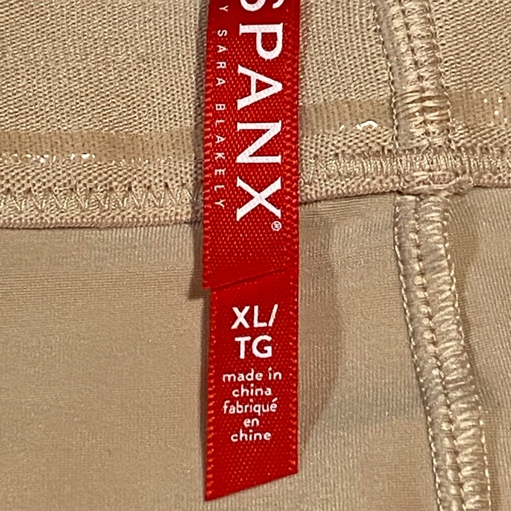 Women-XL-NWT-Spanx high waisted thong-Champagne beige